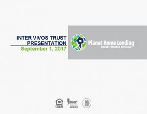 INTER VIVOS TRUST PRESENTATION September 1 2017 INTER