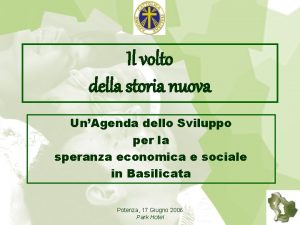 Il volto della storia nuova UnAgenda dello Sviluppo