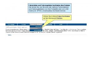 Fahrerdaten und Fahrzeugdaten hochladen ber Dateien Hier lernen