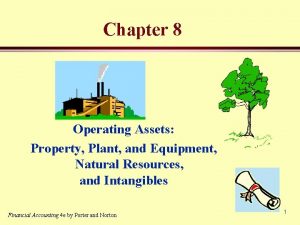 Chapter 8 Operating Assets Property Plant and Equipment