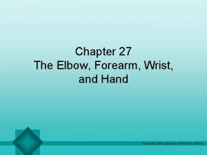Chapter 27 The Elbow Forearm Wrist and Hand