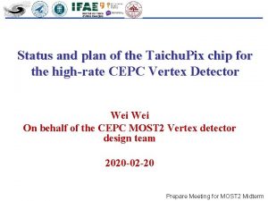 Status and plan of the Taichu Pix chip
