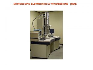 MICROSCOPIO ELETTRONICO A TRASMISSIONE TEM Coltura batterica al