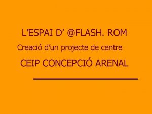 LESPAI D FLASH ROM Creaci dun projecte de