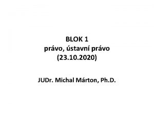 BLOK 1 prvo stavn prvo 23 10 2020