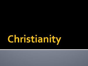 Christianity Jesus was a Jew He was born