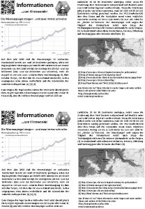 Informationen zum Klimawandel Die Meeresspiegel steigen und zwar