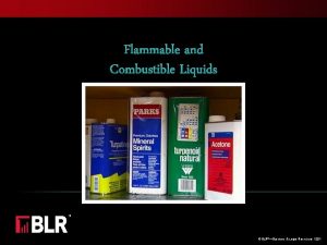 Flammable and Combustible Liquids BLRBusiness Legal Resources 1201