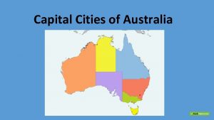 Capital Cities of Australia NSW Cities and Regional