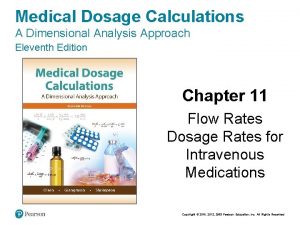 Medical Dosage Calculations A Dimensional Analysis Approach Eleventh