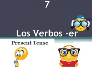 7 Los Verbos er Present Tense Un Restaurante