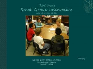 Third Grade Small Group Instruction with Gretchen Childs