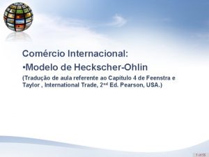 Comrcio Internacional Modelo de HeckscherOhlin Traduo de aula