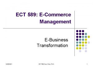 ECT 589 ECommerce Management EBusiness Transformation 12262021 ECT