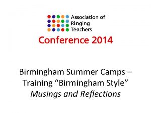 Birmingham Summer Camps Training Birmingham Style Musings and
