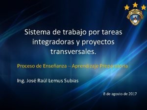 Sistema de trabajo por tareas integradoras y proyectos