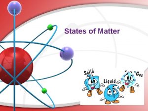 States of Matter What is matter Matter is