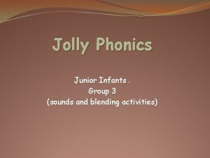 Jolly Phonics Junior Infants Group 3 sounds and