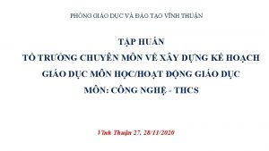 PHNG GIO DC V O TO VNH THUN