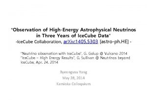 Observation of HighEnergy Astrophysical Neutrinos in Three Years