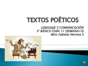 TEXTOS POTICOS LENGUAJE Y COMUNICACIN 5 BSICO GUA