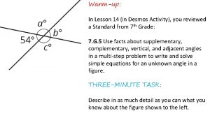 Warmup In Lesson 14 in Desmos Activity you