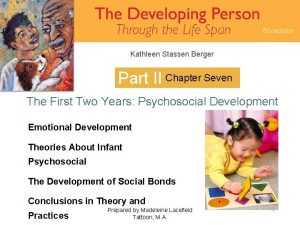 Kathleen Stassen Berger Part II Chapter Seven The