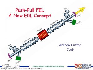 PushPull FEL A New ERL Concept Andrew Hutton