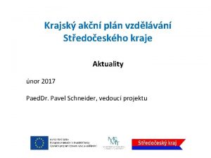 Krajsk akn pln vzdlvn Stedoeskho kraje Aktuality nor