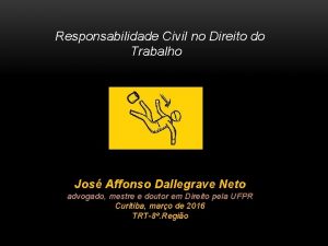 Responsabilidade Civil no Direito do Trabalho Jos Affonso