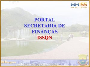 PORTAL SECRETARIA DE FINANAS ISSQN FINANAS GETM BHISSDigital