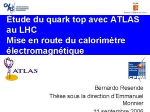 tude du quark top avec ATLAS au LHC