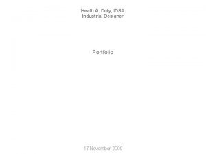 Heath A Doty IDSA Industrial Designer Portfolio 17