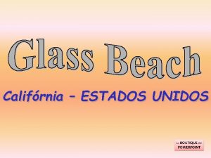 Califrnia ESTADOS UNIDOS A praia de vidros Glass