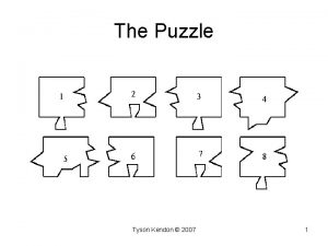 The Puzzle Tyson Kendon 2007 1 Search Control