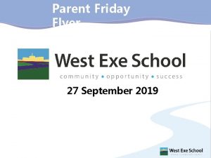 Parent Friday Flyer 27 September 2019 Theme New