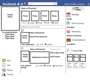 facebook 1 Search Home Profile Account Edit Profile