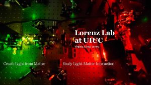 Lorenz Lab at UIUC Virginia Gina Lorenz Create