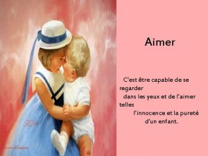 Aimer Cest tre capable de se regarder dans