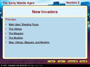 The Early Middle Ages New Invaders Preview Main