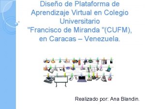 Diseo de Plataforma de Aprendizaje Virtual en Colegio