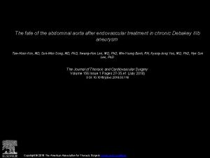 The fate of the abdominal aorta after endovascular