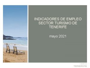 INDICADORES DE EMPLEO SECTOR TURISMO DE TENERIFE mayo