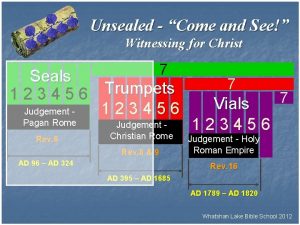 Unsealed Come and See Witnessing for Christ Seals