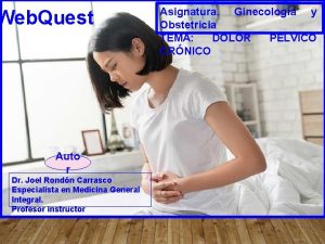 Web Quest Auto r Dr Joel Rondn Carrasco