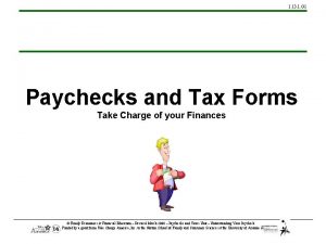 1 13 1 G 1 Paychecks and Tax