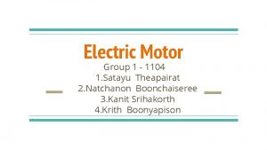 Electric Motor Group 1 1104 1 Satayu Theapairat