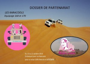 DOSSIER DE PARTENARIAT LES KARACOOLS Equipage 168 et