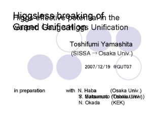 Higgsless breaking Higgs effective potentialofin the warped Grand