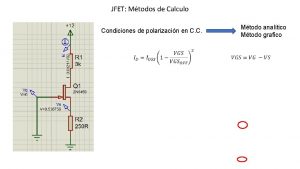 JFET Mtodos de Calculo Condiciones de polarizacin en